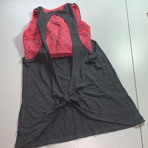 Fafair Athletic Top with Attached Sportsbra. Sz. XS